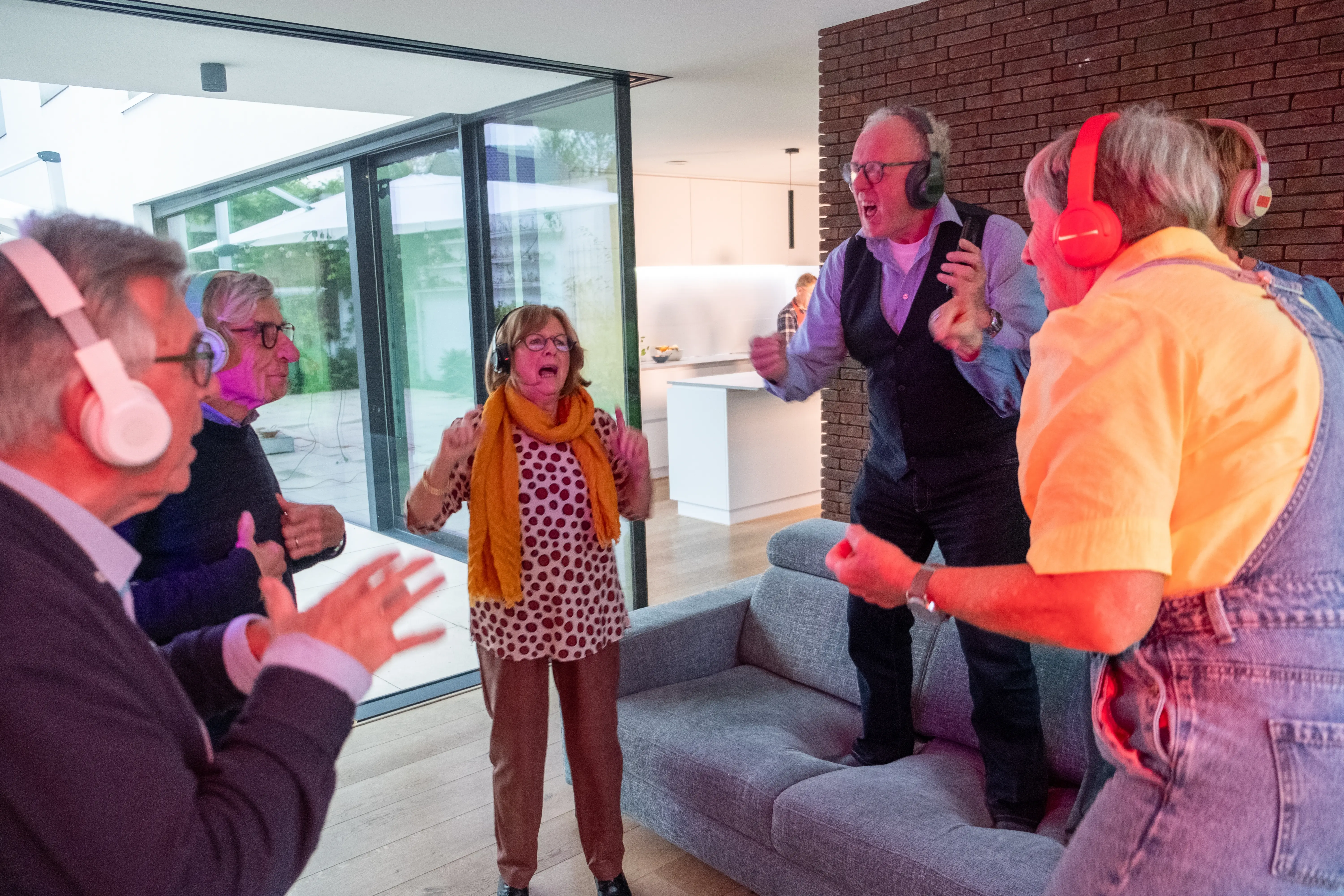 Dansen met koptelefoons